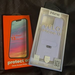 New iPhone 13 case AND iPhone 13 (PRO)screen protector !! Both unopened .